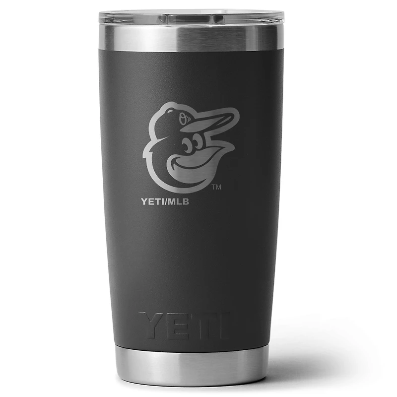 YETI Baltimore Orioles 20oz. Rambler Tumbler with Magslider Lid