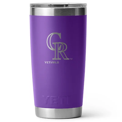 YETI Colorado Rockies 20oz. Rambler Tumbler with Magslider Lid