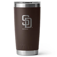 YETI San Diego Padres 20oz. Rambler Tumbler with Magslider Lid