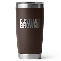 YETI Cleveland Browns 20oz. Rambler Tumbler with Magslider Lid