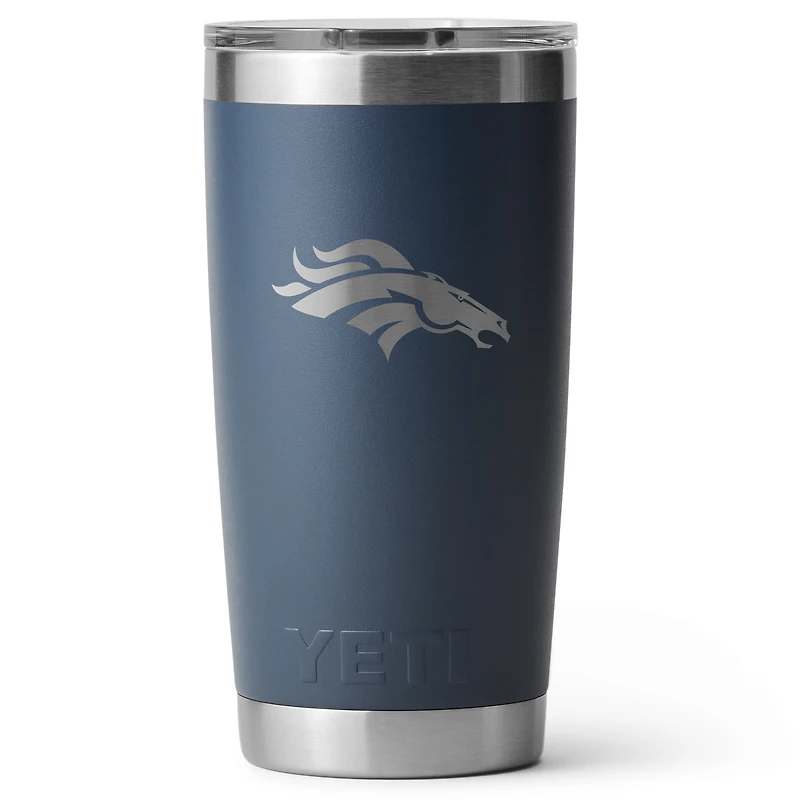 YETI Denver Broncos 20oz. Rambler Tumbler with Magslider Lid