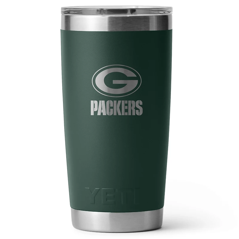 YETI Green Bay Packers 20oz. Rambler Tumbler with Magslider Lid