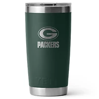 YETI Green Bay Packers 20oz. Rambler Tumbler with Magslider Lid