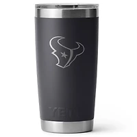 YETI Houston Texans 20oz. Rambler Tumbler with Magslider Lid