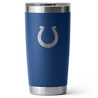 YETI Indianapolis Colts 20oz. Rambler Tumbler with Magslider Lid