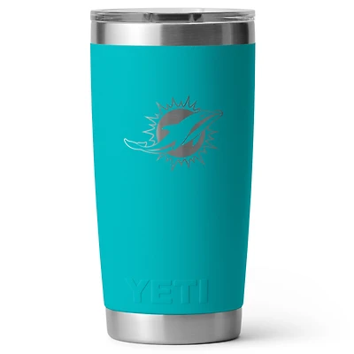 YETI Miami Dolphins 20oz. Rambler Tumbler with Magslider Lid