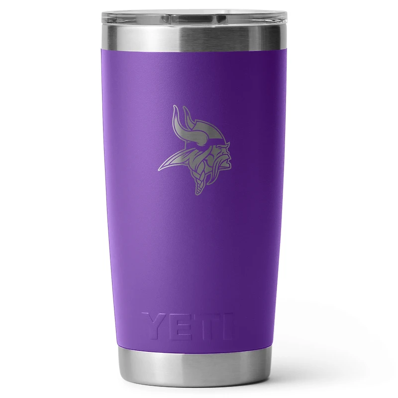 YETI Minnesota Vikings 20oz. Rambler Tumbler with Magslider Lid