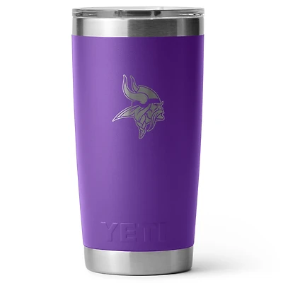 YETI Minnesota Vikings 20oz. Rambler Tumbler with Magslider Lid