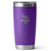 YETI Minnesota Vikings 20oz. Rambler Tumbler with Magslider Lid