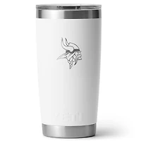 YETI Minnesota Vikings 20oz. Rambler Tumbler with Magslider Lid