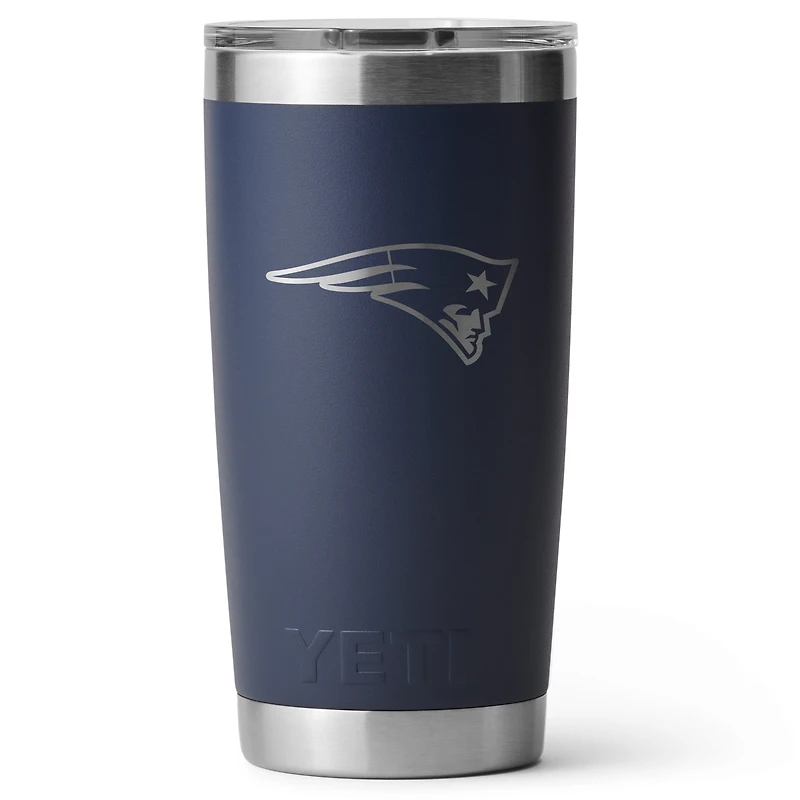 YETI New England Patriots 20oz. Rambler Tumbler with Magslider Lid