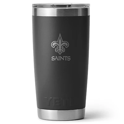 YETI New Orleans Saints 20oz. Rambler Tumbler with Magslider Lid