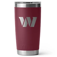YETI Washington Commanders 20oz. Rambler Tumbler with Magslider Lid