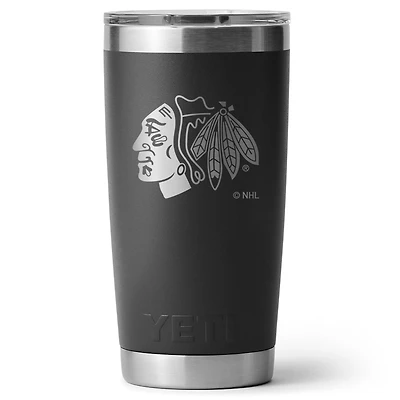 YETI Chicago Blackhawks 20oz. Rambler Tumbler with Magslider Lid
