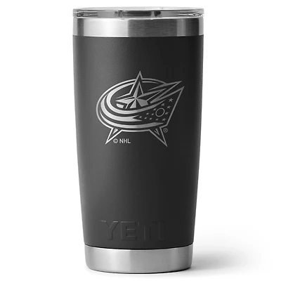 YETI Columbus Blue Jackets 20oz. Rambler Tumbler with Magslider Lid