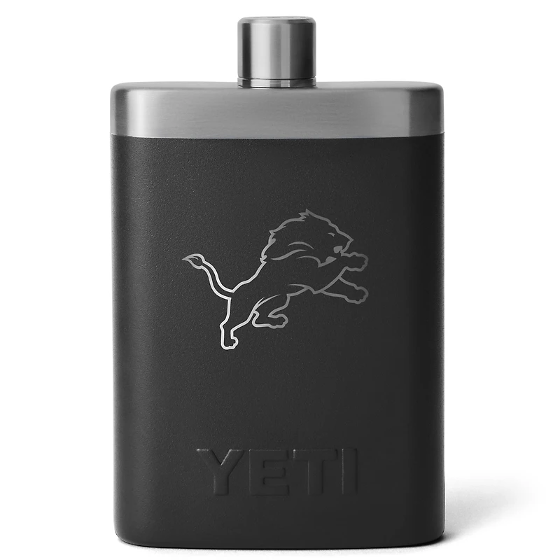 YETI Black Detroit Lions 7oz. Flask