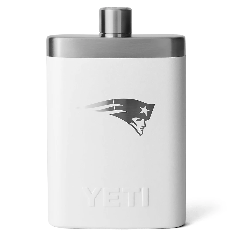 YETI White New England Patriots 7oz. Flask