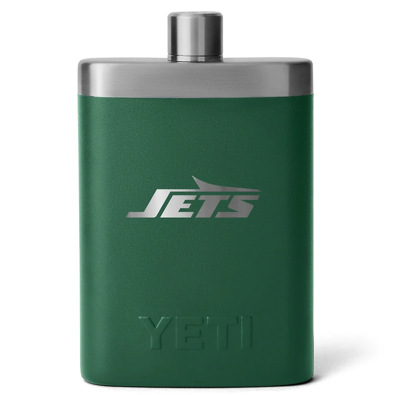 YETI Green New York Jets 7oz. Flask