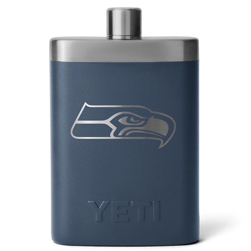 YETI Navy Seattle Seahawks 7oz. Flask