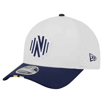 Men's New Era  White Nashville SC 2026 MLS Kick Off 9FORTY M-Crown A-Frame Adjustable Hat