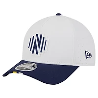 Men's New Era  White Nashville SC 2026 MLS Kick Off 9FORTY M-Crown A-Frame Adjustable Hat
