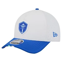 Men's New Era  White Seattle Sounders FC 2026 MLS Kick Off 9FORTY M-Crown A-Frame Adjustable Hat