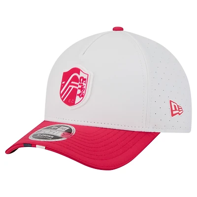 Men's New Era  White St. Louis CITY SC 2026 MLS Kick Off 9FORTY M-Crown A-Frame Adjustable Hat