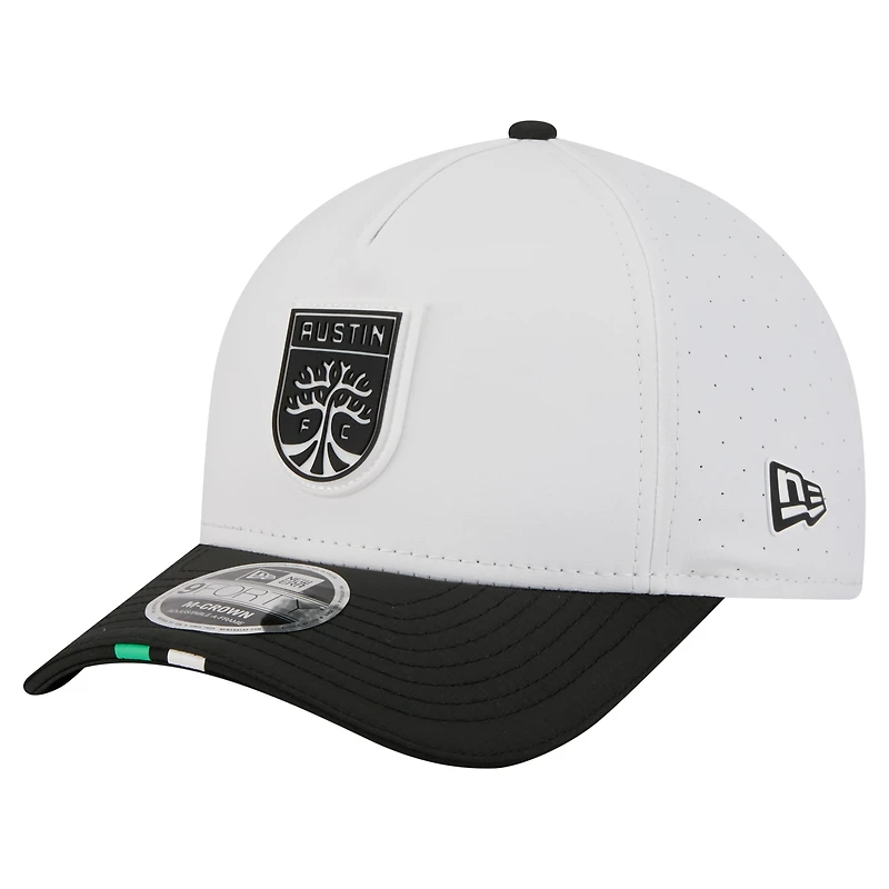 Men's New Era  White Austin FC 2026 MLS Kick Off 9FORTY M-Crown A-Frame Adjustable Hat