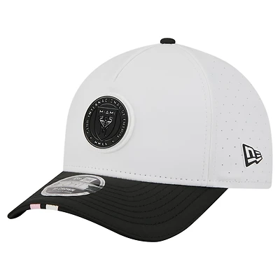 Men's New Era  White Inter Miami CF 2026 MLS Kick Off 9FORTY M-Crown A-Frame Adjustable Hat