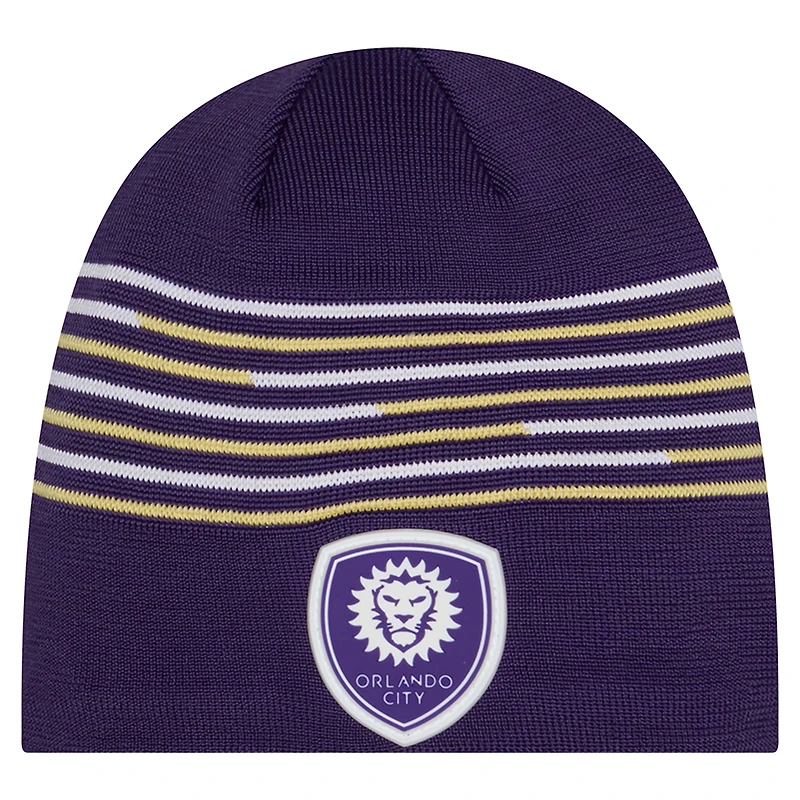 Men's New Era Purple Orlando City SC 2026 Kickoff Knit Hat