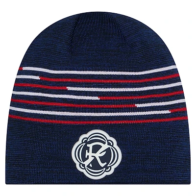 Men's New Era Navy New England Revolution 2026 Kickoff Knit Hat