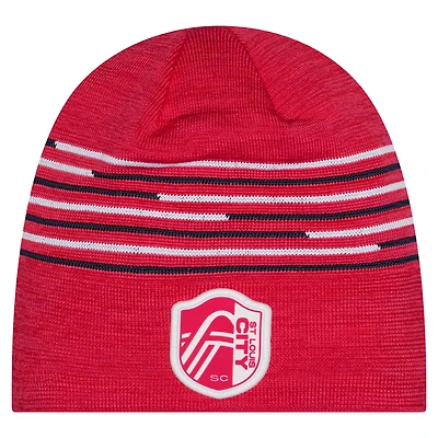 Men's New Era Red St. Louis CITY SC 2026 Kickoff Knit Hat