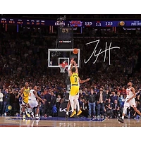 Tyrese Haliburton Indiana Pacers Autographed 16" x 20" Eastern Conference Finals Game 1 vs. New York Knicks Game-Tying Shot Photograph