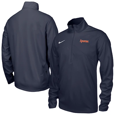 Men's Nike Navy Syracuse Orange Training Performance Quarter-Zip Pullover
