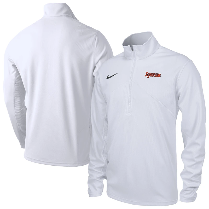 Men's Nike Orange Syracuse Orange Training Performance Quarter-Zip Pullover