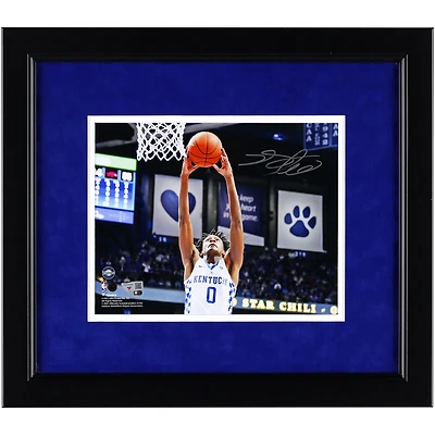 De'Aaron Fox Kentucky Wildcats Autographed Framed 8" x 10" Dunk Photograph