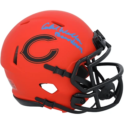 Caleb Williams Chicago Bears Autographed Riddell Rave Speed Mini Helmet with "Bear Down" Inscription