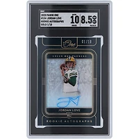 Jordan Love Green Bay Packers Autographed 2020 Panini One Gold Rookie Autograph #104 #1/10 SGC Authenticated 8.5/10 Rookie Card