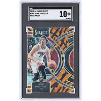 Jaime Jaquez Jr. Miami Heat 2023-24 Panini Select Tiger Stripe Case Hit #102 SGC Authenticated 10 Rookie Card