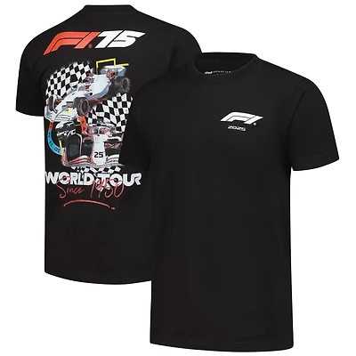 Men's Mitchell & Ness Black F1 World Tour T-Shirt