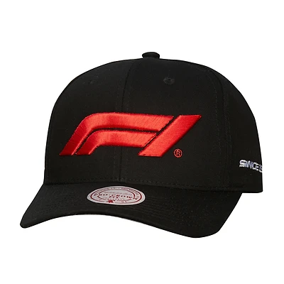 Men's Mitchell & Ness Black Formula 1 GP Pro Snapback Hat