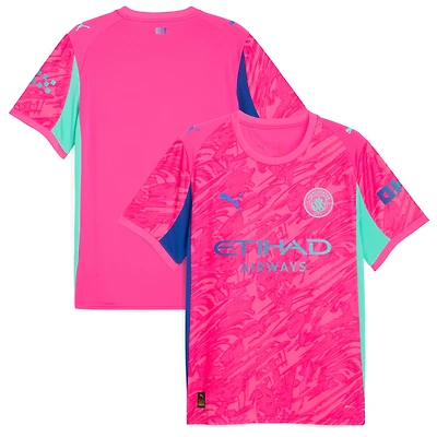 Men's Puma Pink Manchester City 2025/26 Replica Goalkeeper Jersey