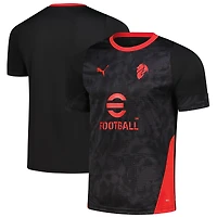 Men's Puma Black AC Milan 2025/26 dryCell Training Jersey