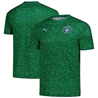 Men's Puma Green Manchester City 2025/26 Pre-Match Training Jersey