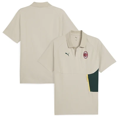 Men's Puma  Beige AC Milan Pumatech Polo
