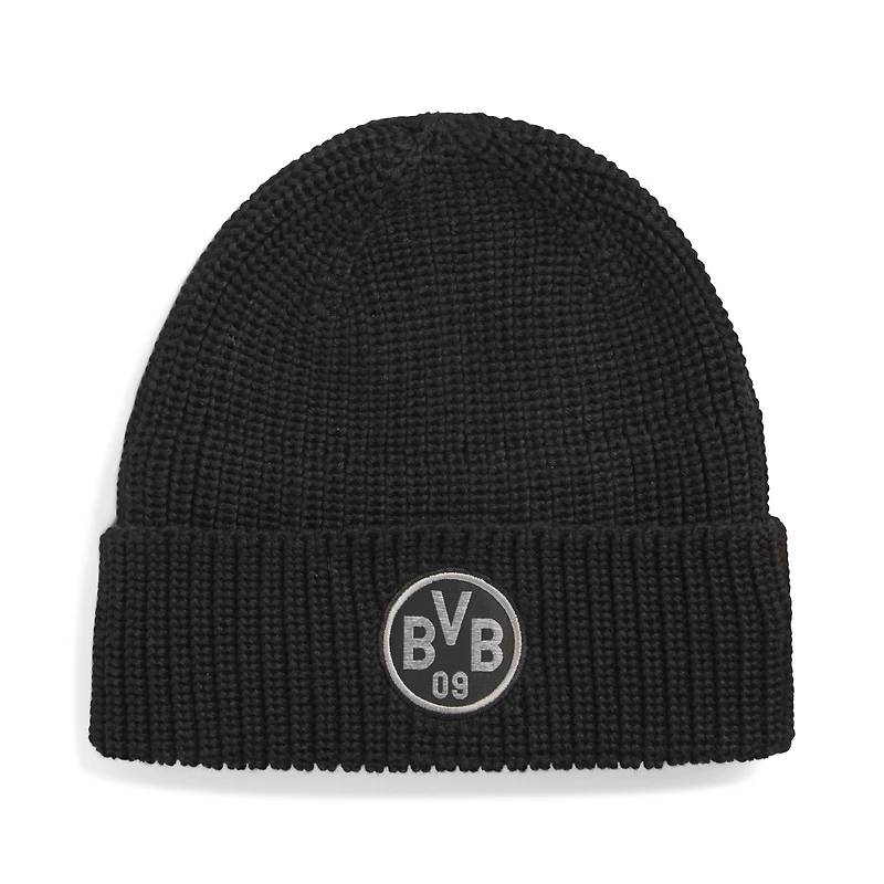 Unisex Puma  Black Borussia Dortmund Essential Cuffed Knit Hat