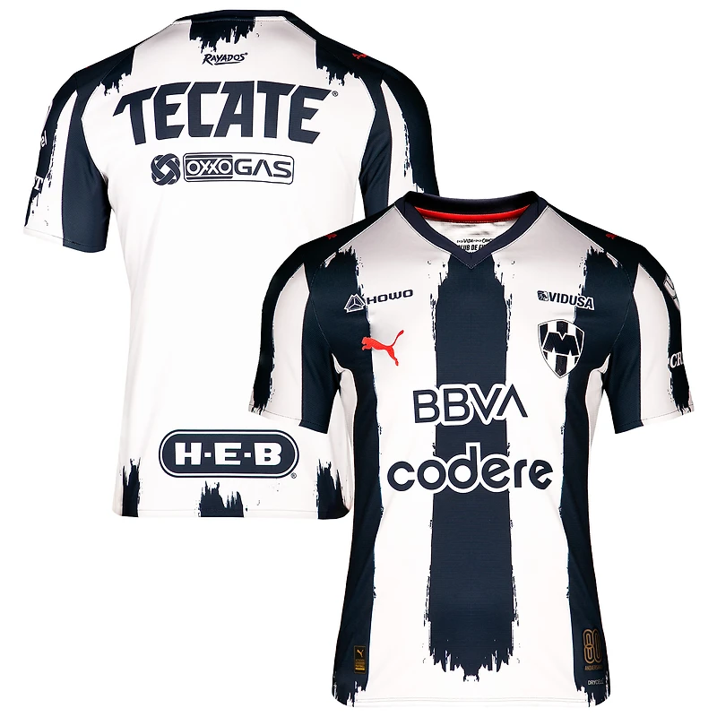 Men's Puma Navy CF Monterrey 2025/26 Home Replica Jersey