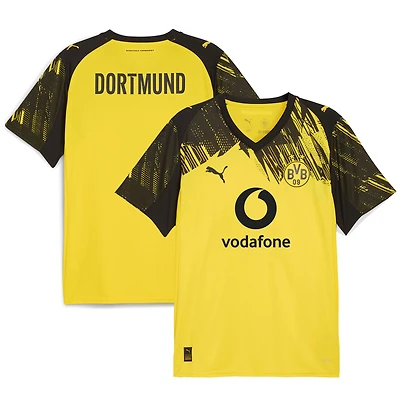 Men's Puma Yellow Borussia Dortmund 2025/26  Replica Jersey