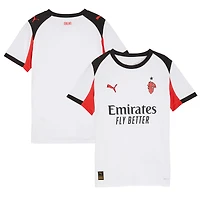 Youth Puma  White AC Milan 2025/26 Replica Jersey