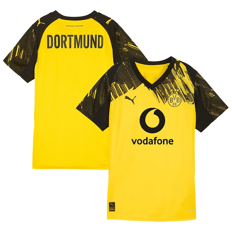 Women's Puma Yellow Borussia Dortmund 2025/26 Replica Jersey